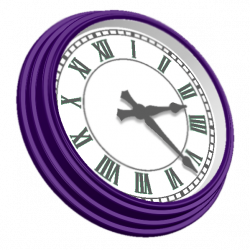 street-clock-with-one-dial