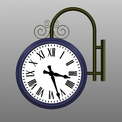 street-clock-with-two-dials-on-a-bracket-12