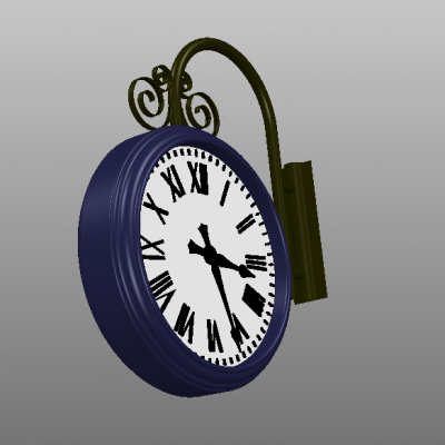 street-clock-with-two-dials-on-a-bracket-13